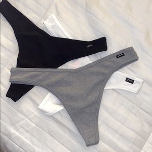 😱 3 Victoria Secret Pink Thongs